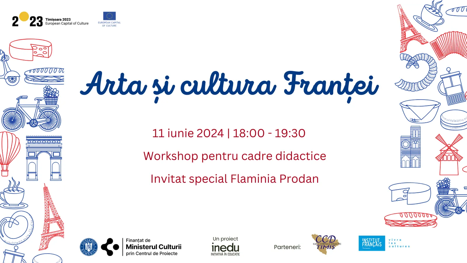 „Arta și cultura Franței” – workshop pentru cadre didactice 