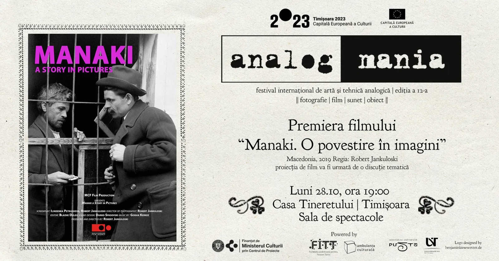 Film Premiere of Manaki: A Story in Pictures | Film Screening | Analog Mania