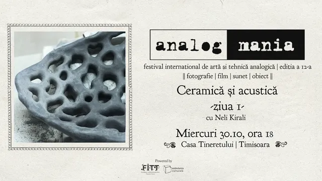 Ceramics and Acoustics | Day 1 | with Neli Kirali | Analog Mania