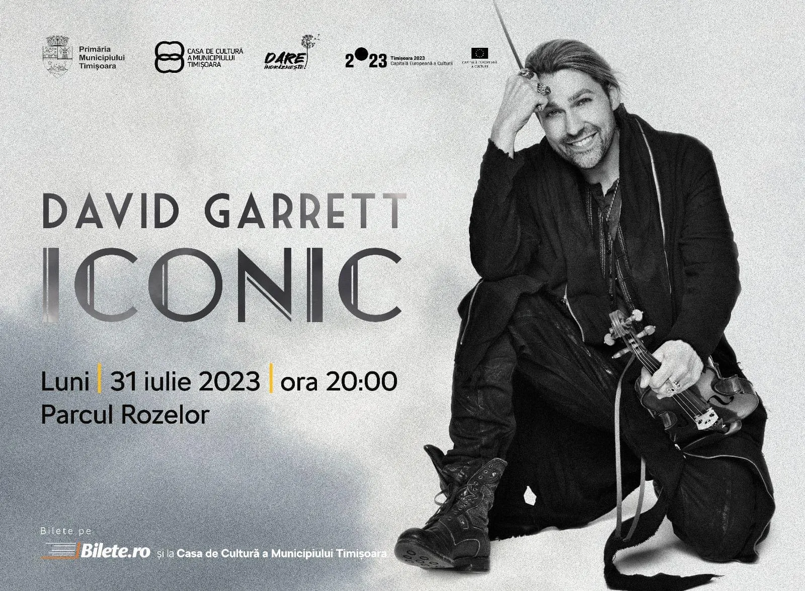 Concert David Garrett - ICONIC Tour la Timișoara