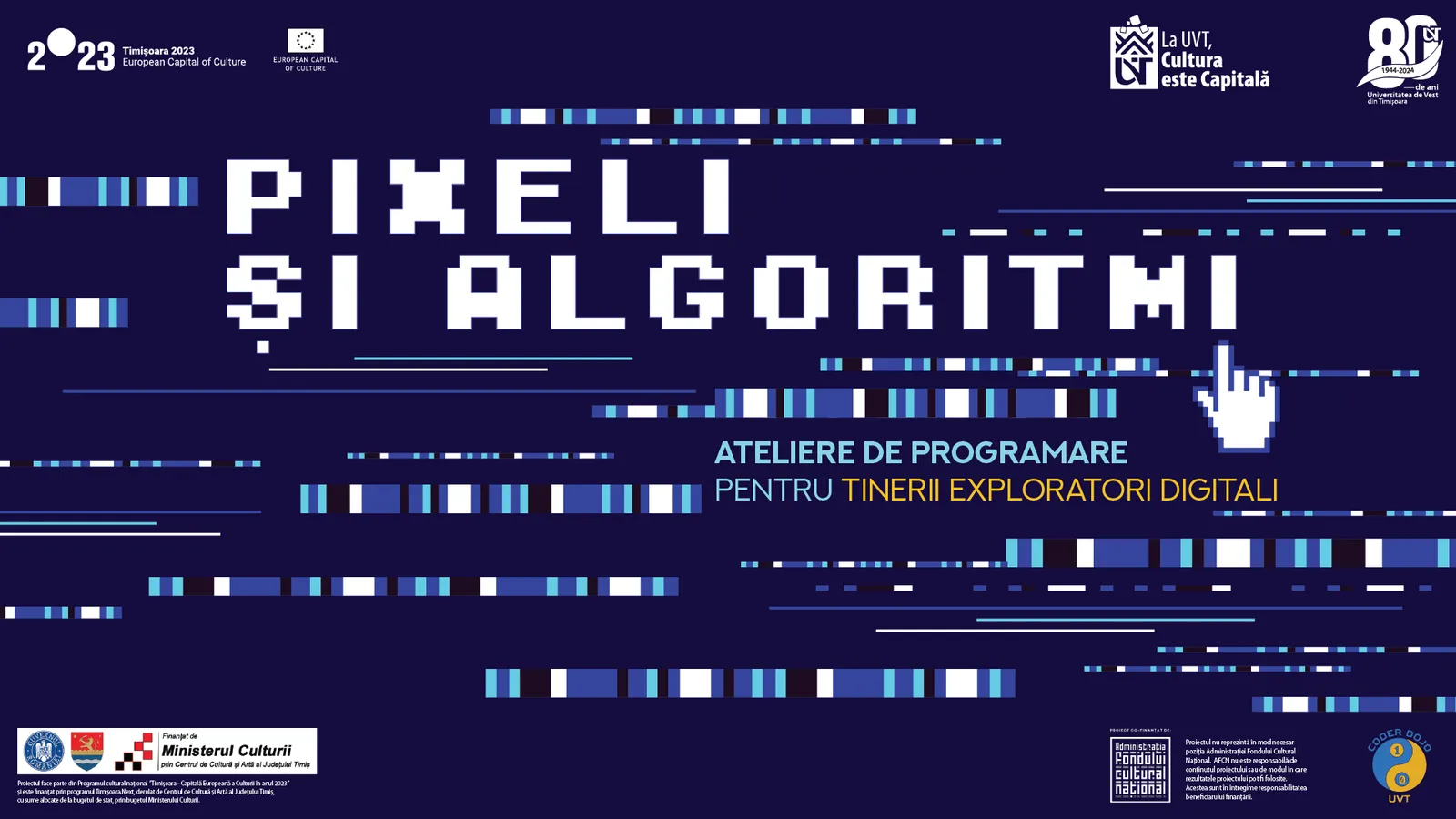 Ateliere de programare pentru tinerii exploratori digitali - „Pixeli și Algoritmi”