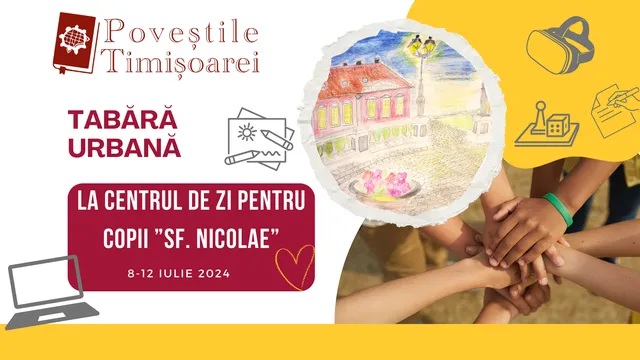 Tabără urbană pentru copiii de la Centrul de zi ”Sf. Nicolae” din Timișoara