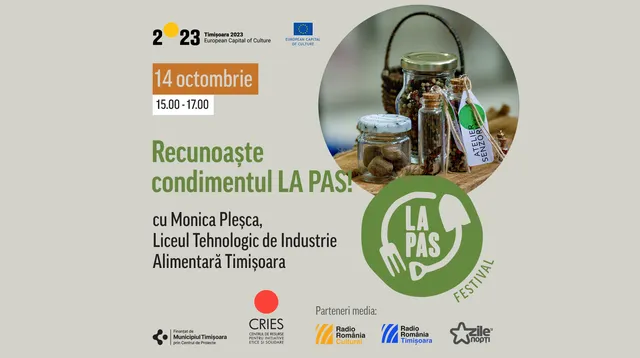 Atelier: Recunoaște condimentul LA PAS!