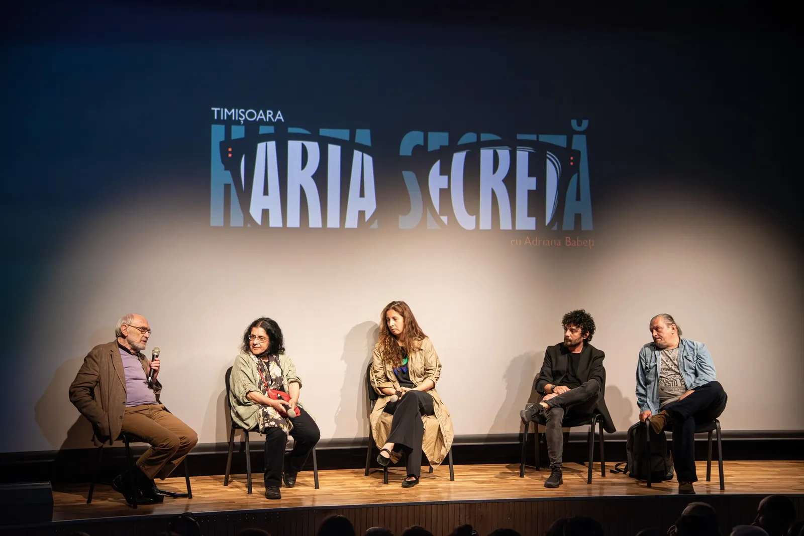 "Timișoara. The Secret Map: People and Places", followed by "dialogues rolled in chocolate"