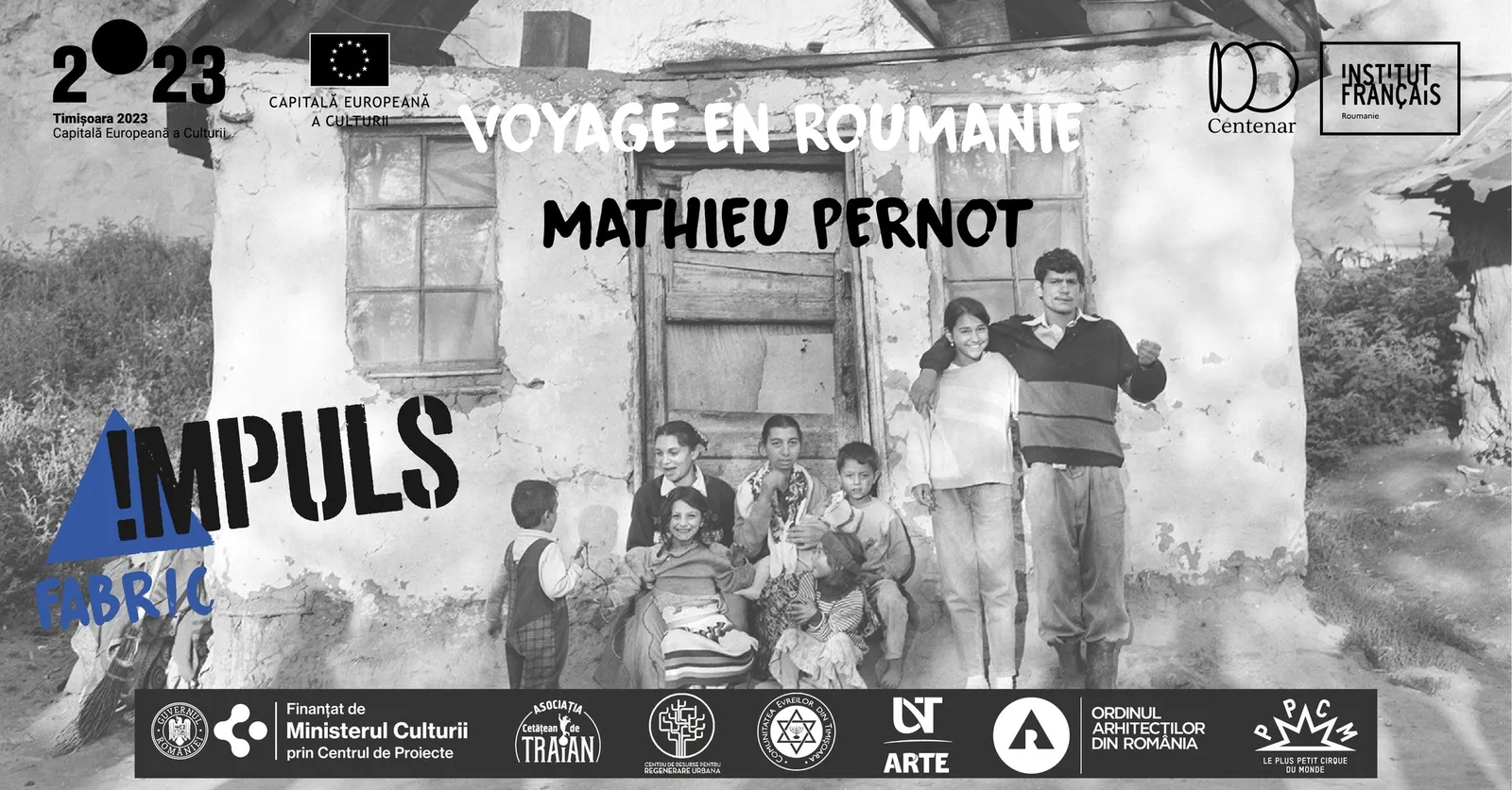 Vernisaj expoziție de fotografie „Voyage en Roumanie” - Mathieu Pernot