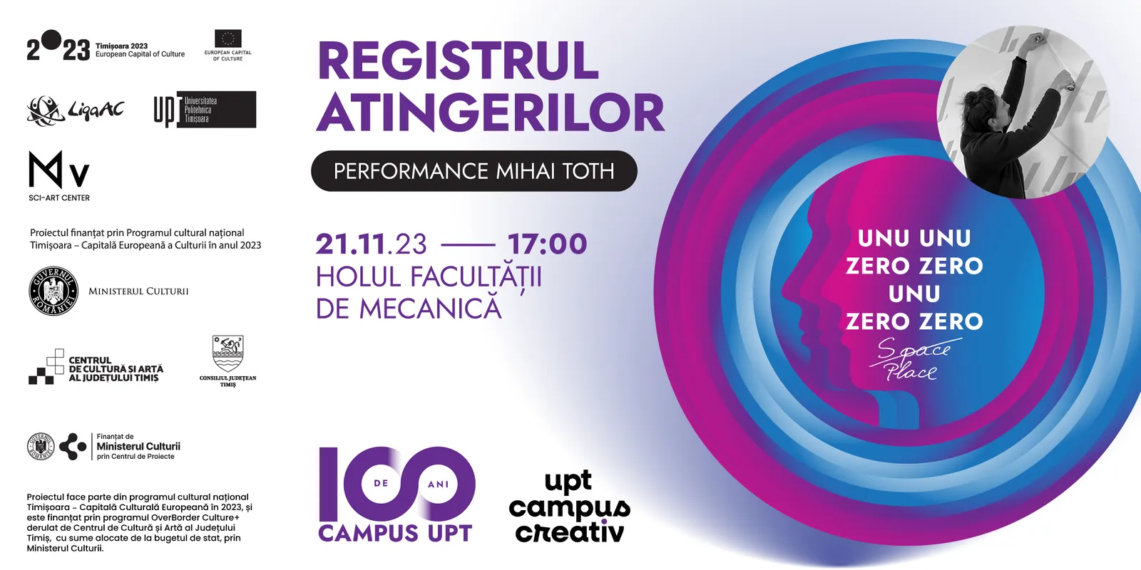 Registrul atingerilor | Tur ghidat & Performance Mihai Toth