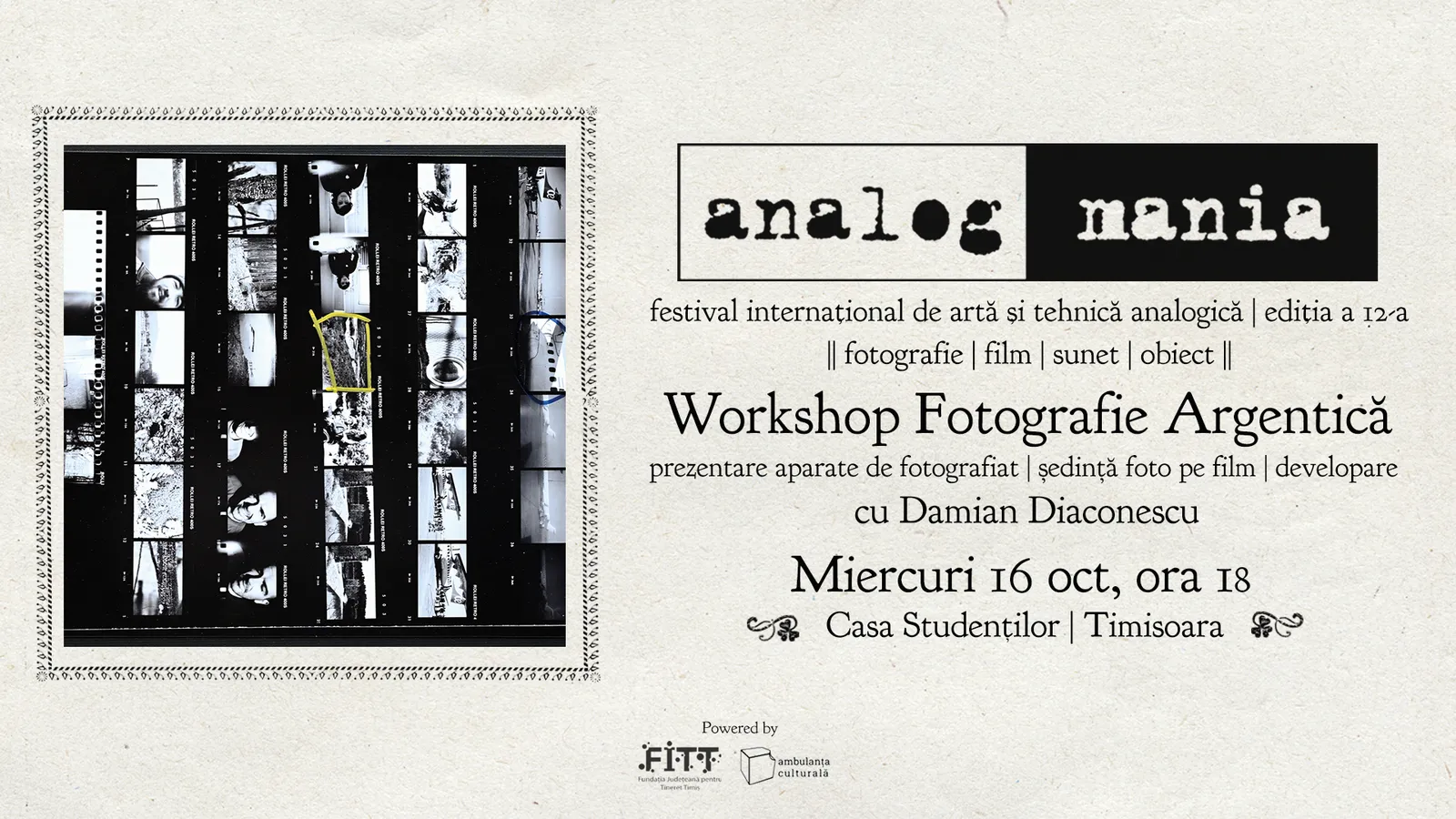 Argentique Photography Workshop #1 | with Damian Diaconescu & Marius Parghel