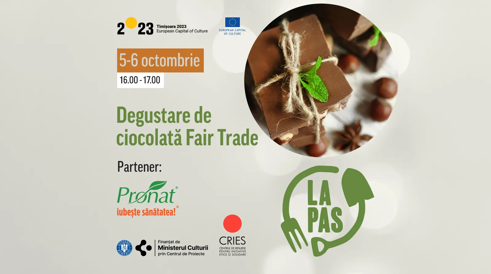 Degustare ciocolată Fair Trade | LaPas24