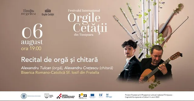 Recital de orgă și chitară, Alexandru Tulcan (orgă), Alexandru Crețescu (chitară)