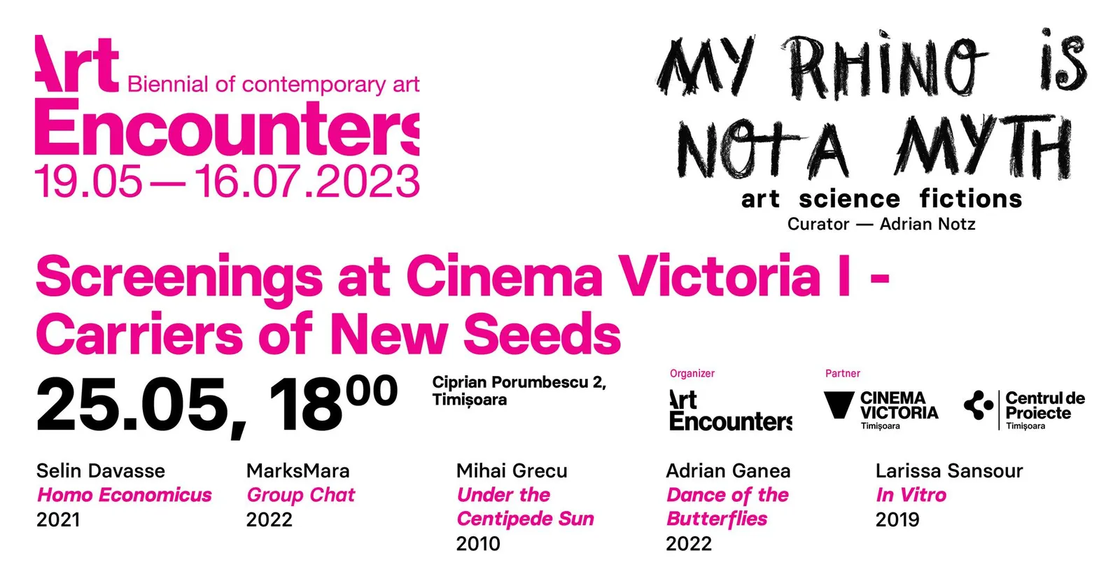 Screenings at Cinema Victoria I - Carries of New Seeds
