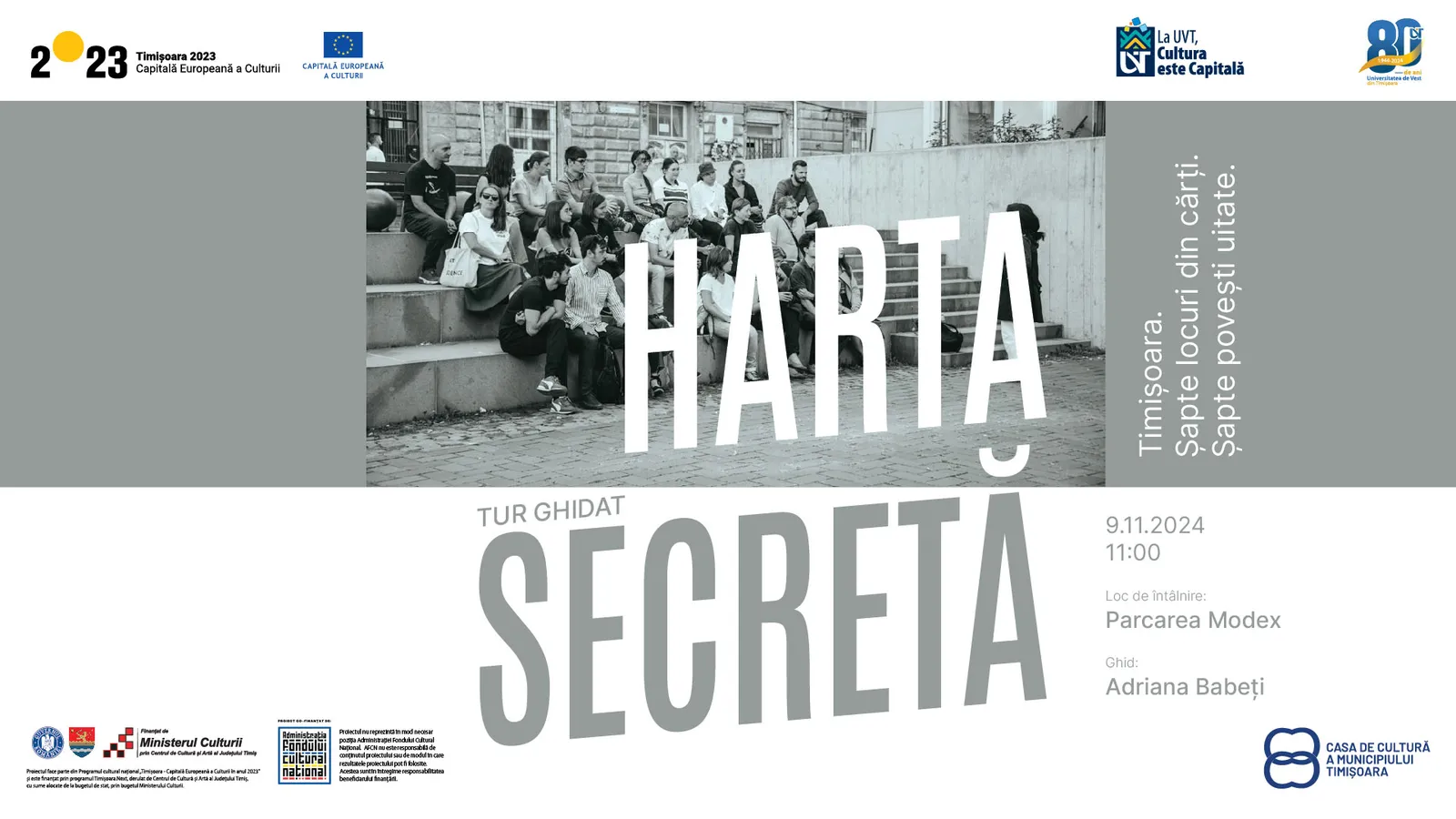 Tur Ghidat „Harta Secretă”, cu Adriana Babeți