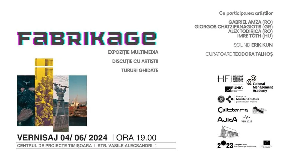 Vernisaj: Fabrikage - expoziție multimedia