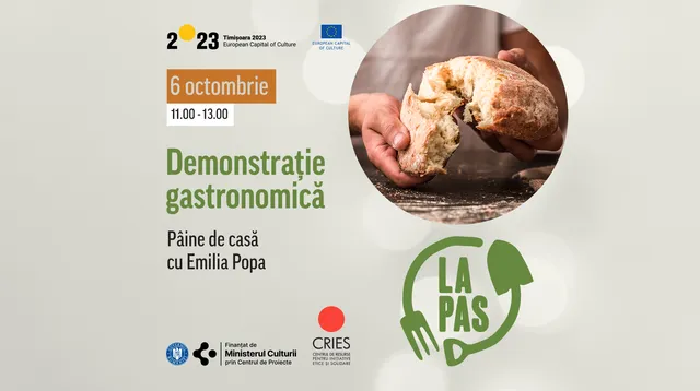 Demonstrație gastronomică: coacem pâine de casă | LaPas24