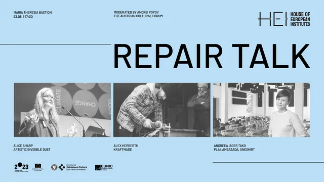 Repair Talk - panel pe tema sustenabilității în producție culturală