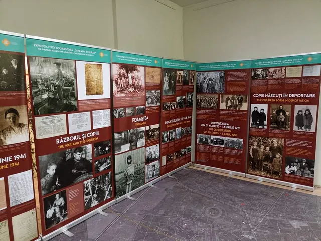 Expoziția „COPILĂRIA ÎN GULAG”