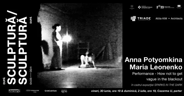 Cum să nu te pierzi în întuneric - performance de Maria Leonenko și Anna Potyomkina