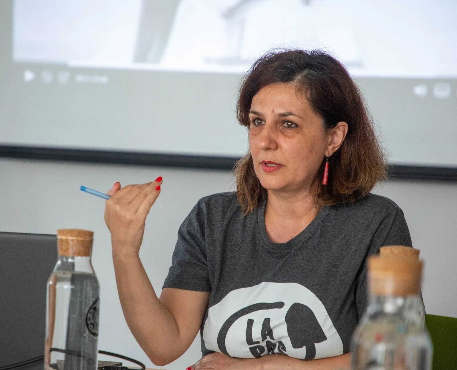 Mihaela Vetan, la unul dintre evenimentele La pas.