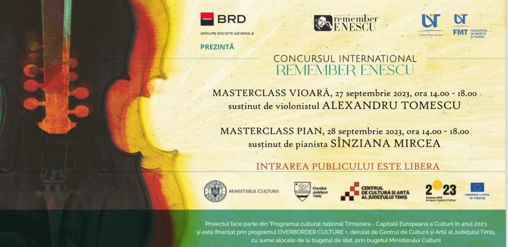 REMEMBER ENESCU | Violin Masterclass – With Master Violonist Alexandru Tomescu