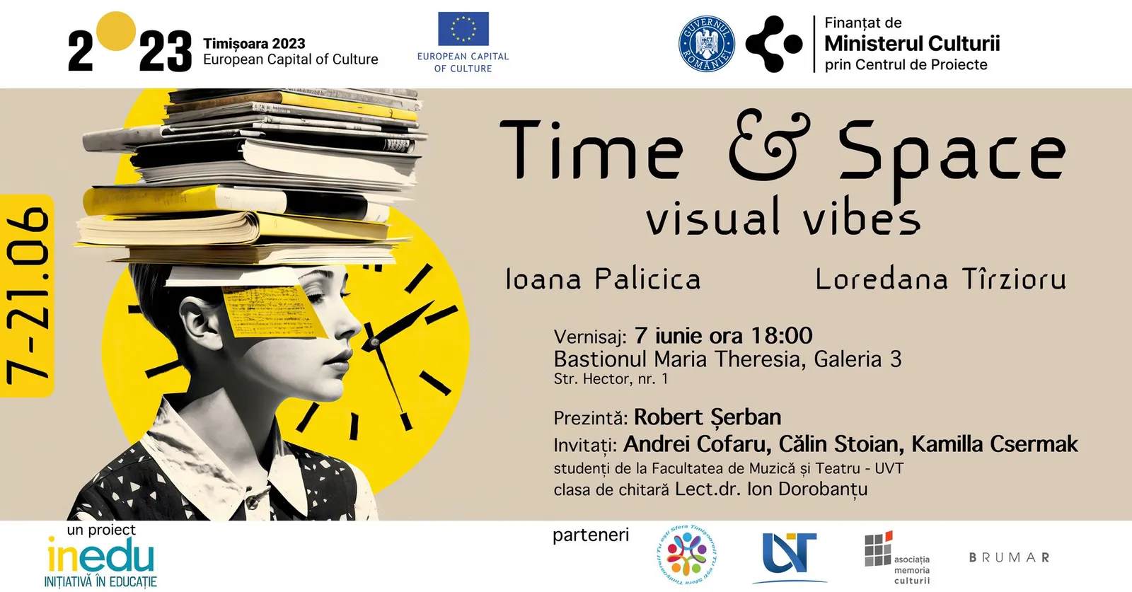 Time & Space" - Visual vibes, with Ioana Palicica and Loredana Tîrzioru