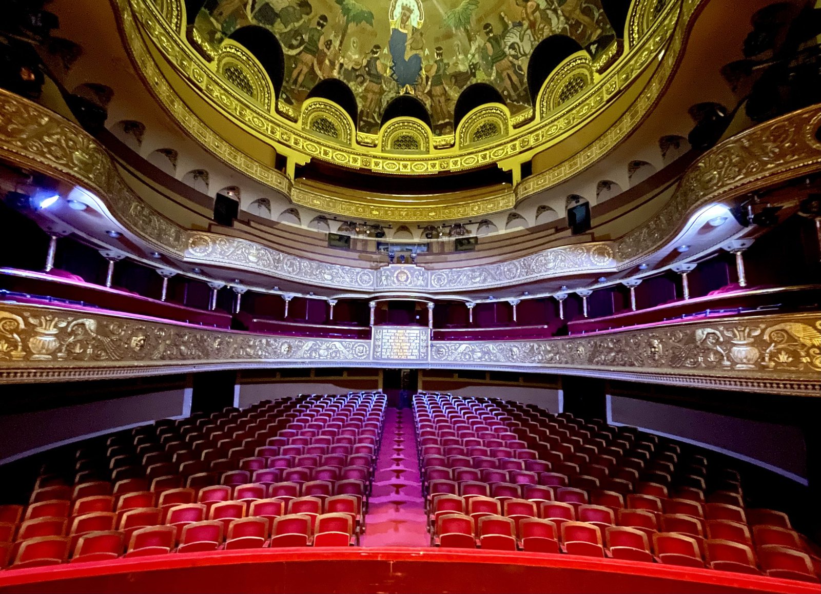 The "Mihai Eminescu'' National Theater from Timisoara