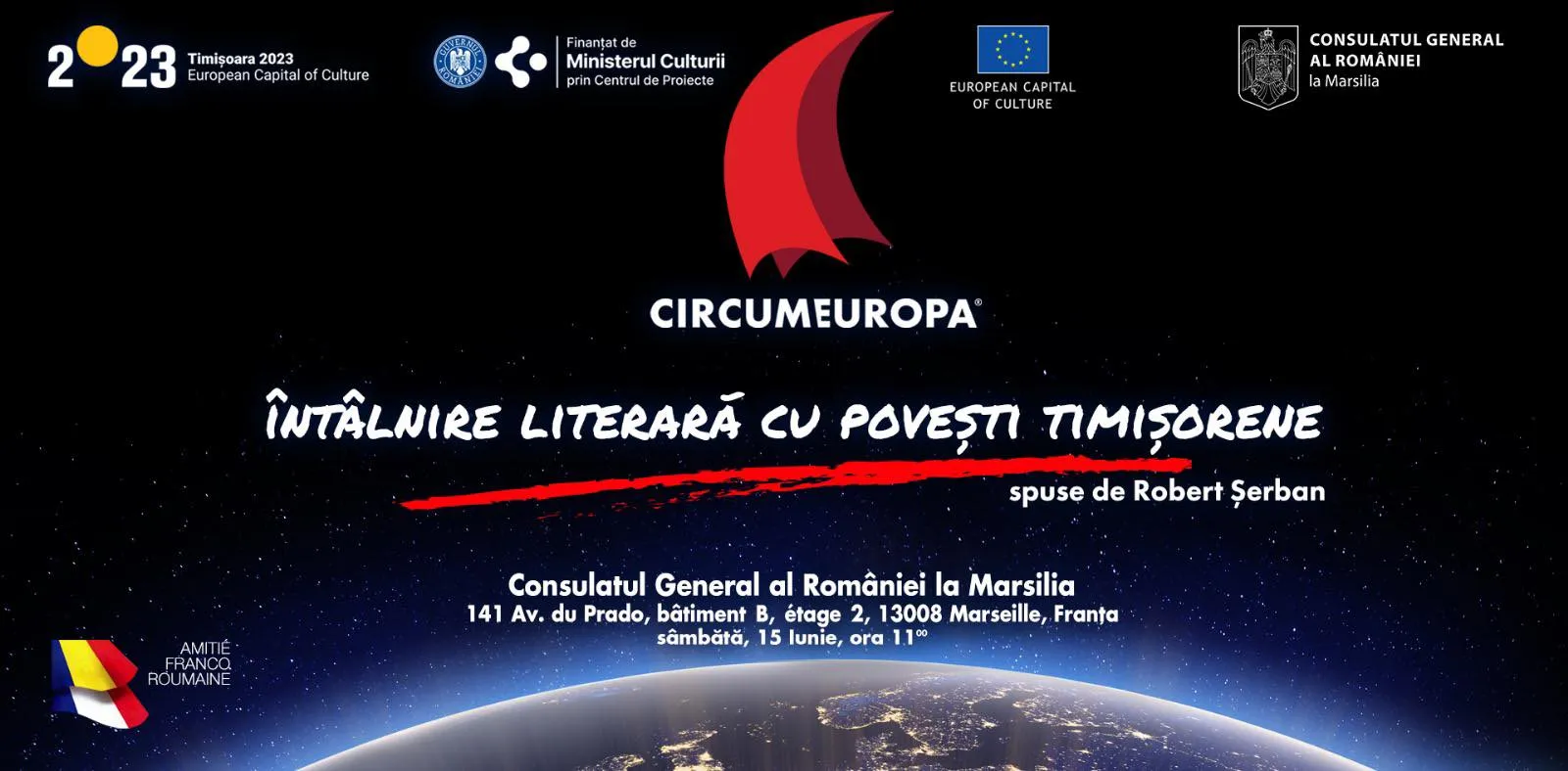 Întâlnire literară cu povești timișorene - cu Robert Șerban