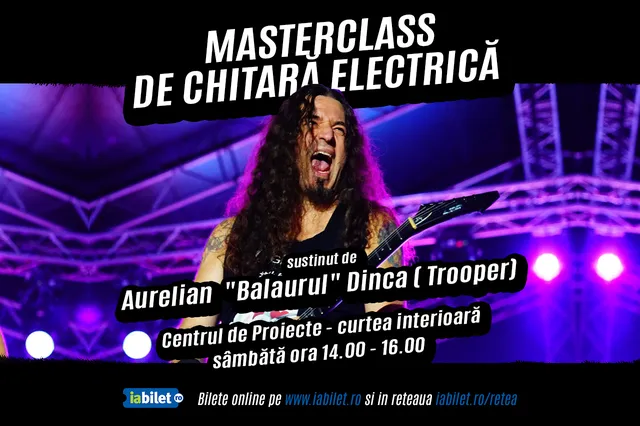 Masterclass de chitară electrică cu Aurelian „Balaurul” Dincă (Trooper) | Timișoara Guitar Meeting 2023