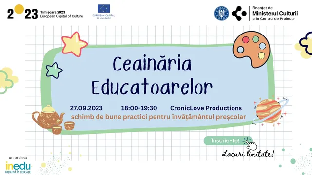 Ceainăria Educatoarelor - schimb de bune practici pentru învățământul preșcolar 7