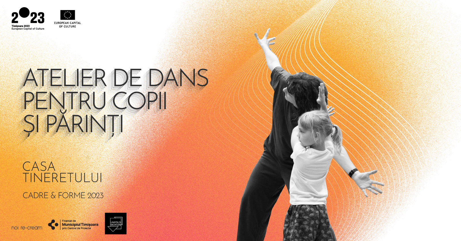  Atelier de dans pentru copii și părinți, 18 Martie 2023