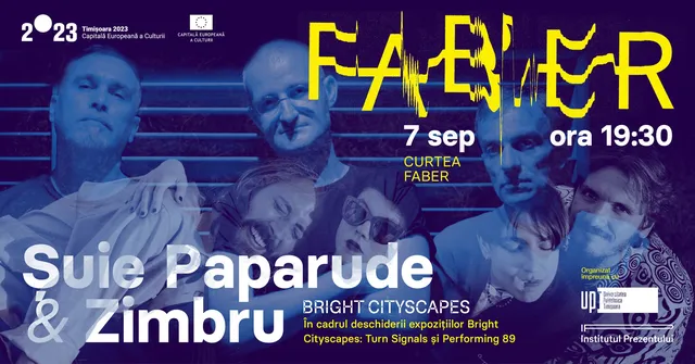 Concert Șuie Paparude. Zimbru as opening act for the exhibitions "Turn Signals - Design is not a Dashboard" and "Performing 89"