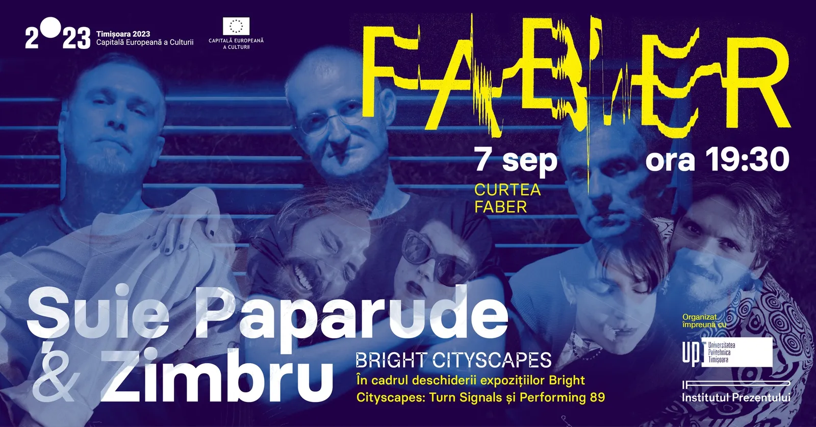 Concert Șuie Paparude. Zimbru în deschiderea expozițiilor „Semnalizatoare - Designul nu este un Panou de Bord” și „Performing 89”