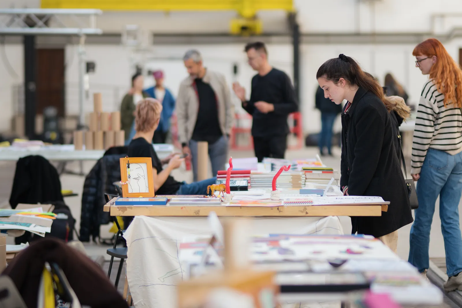 Sit+Read Artbook Fair la MX –Muzeul de Transport Public „Corneliu Miklosi”, în 2022, fotografie @infi.ro, sursa: arhiva Sit+Read