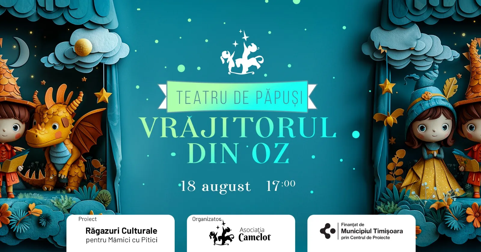 Vrăjitorul din Oz – teatru de păpuși pentru părinți și copii