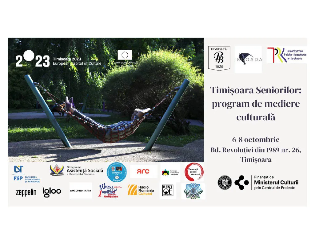 Timișoara Seniorilor: Program de mediere culturală