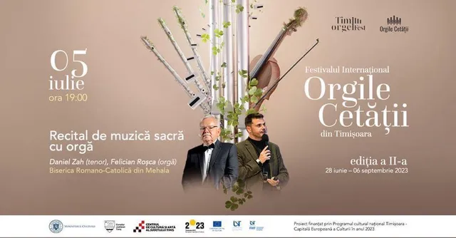 Recital de muzică sacră cu orgă / Daniel Zah, Felician Roșca