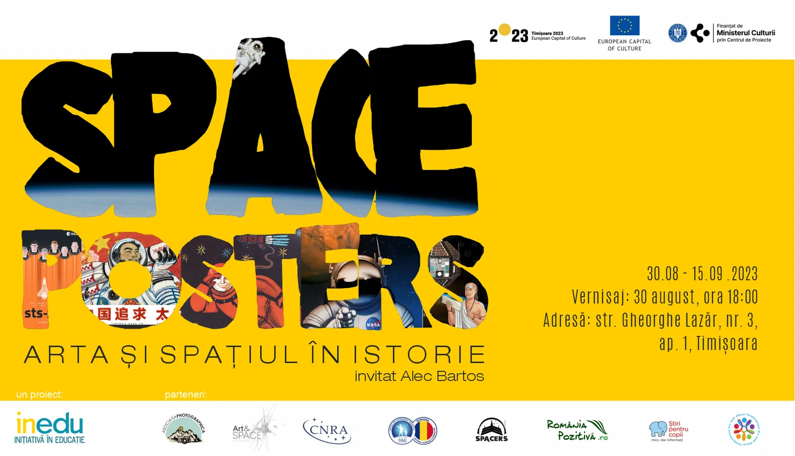 Space Posters – Arta și spațiu în istorie, program de vizite cu circuit închis