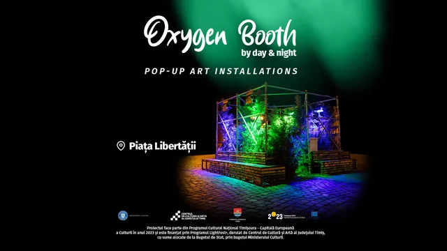 Oxygen Booth - by day & by night