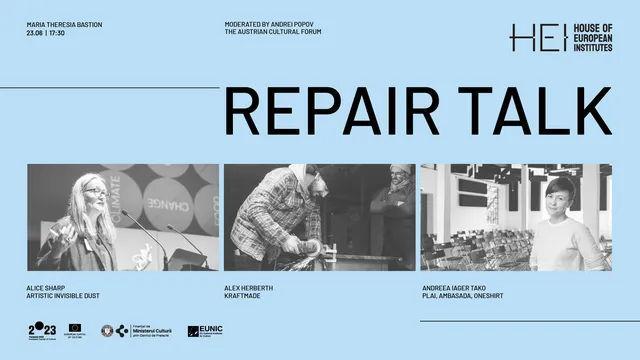 Repair Talk - panel on sustainability in cultural production