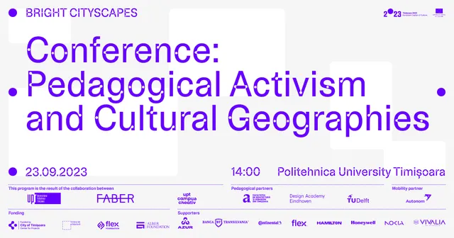 Conferință: Activism pedagogic și Geografii culturale